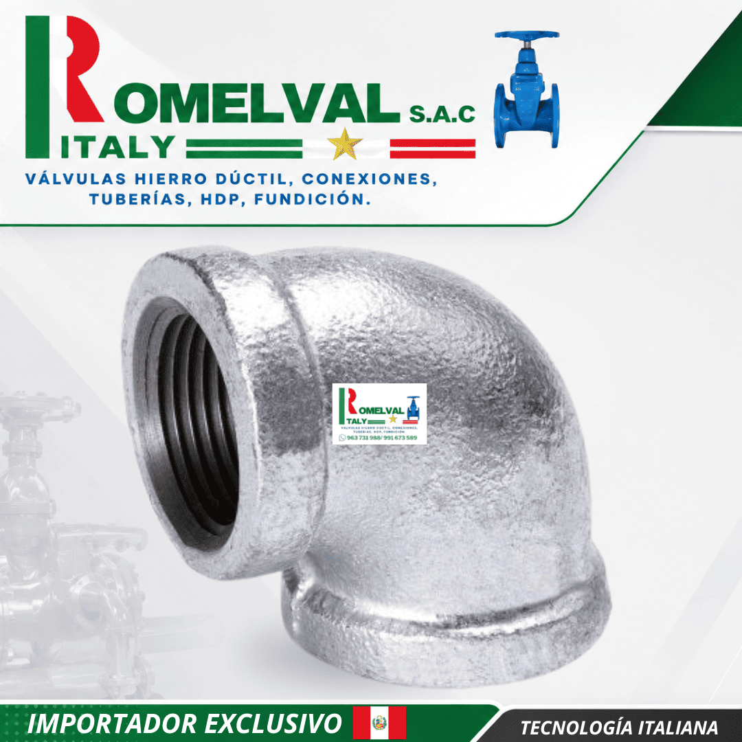 Codo 90° Galvanizado