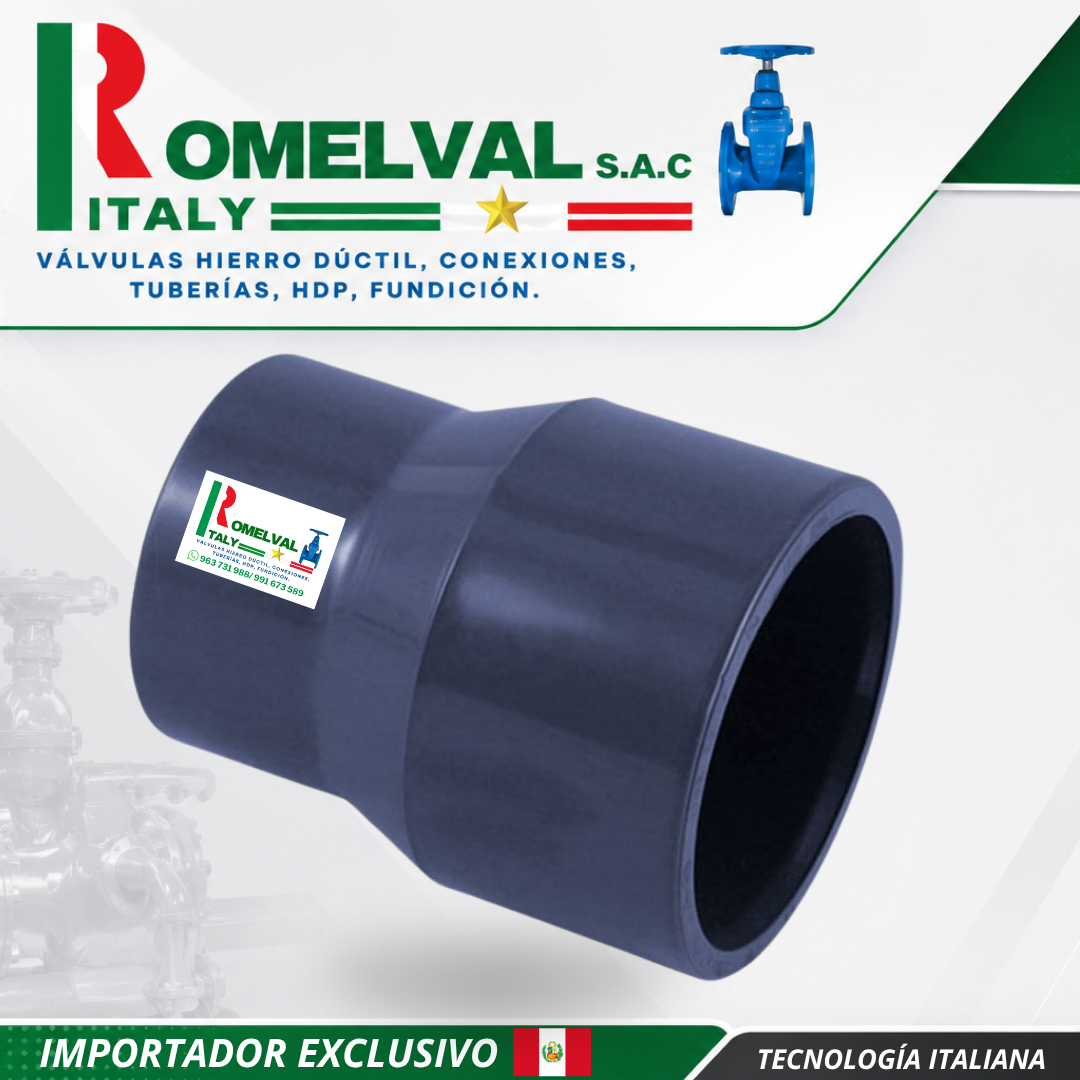 Reducción inyectada SP PVC Era