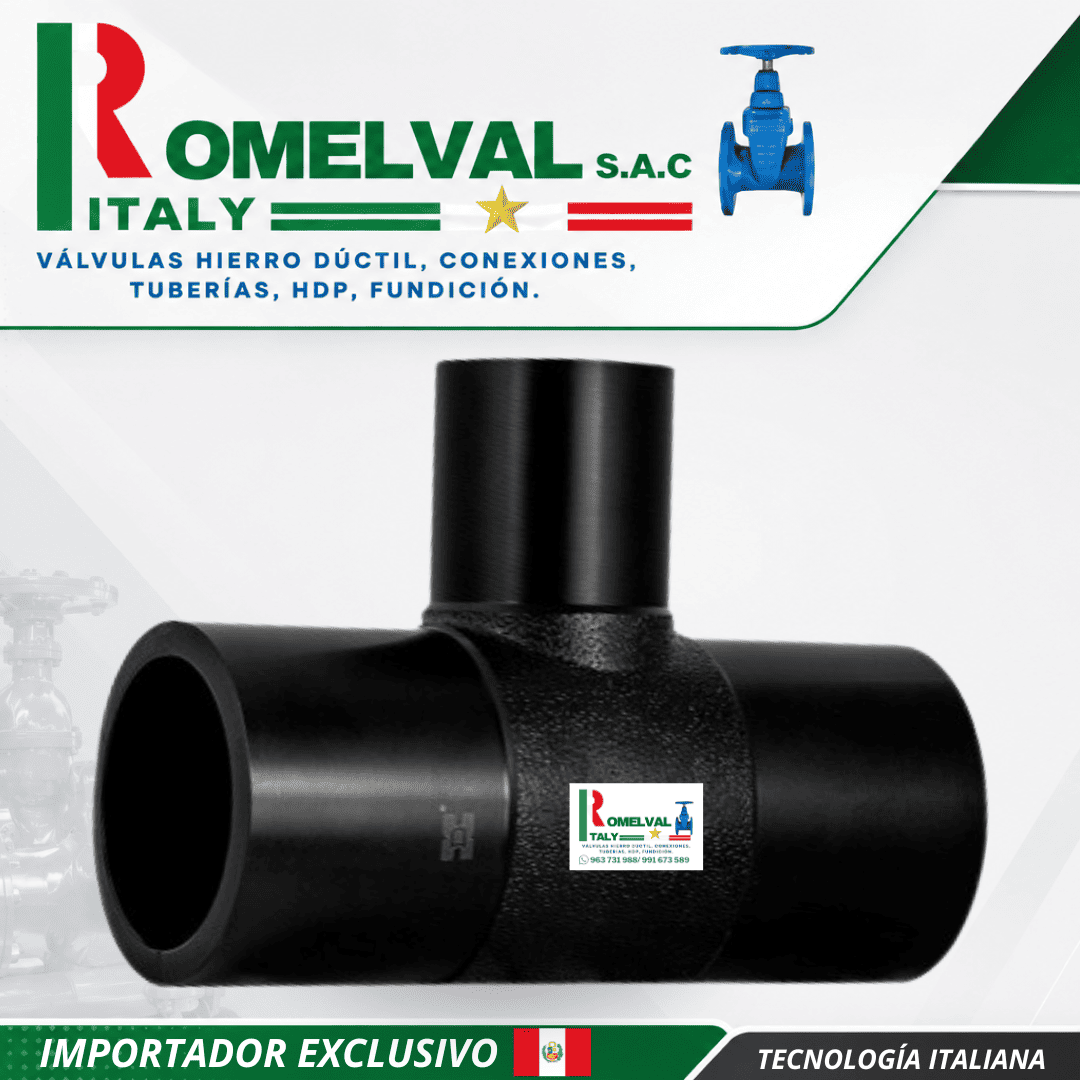 Tee con reducci?n HDPE Termofusión