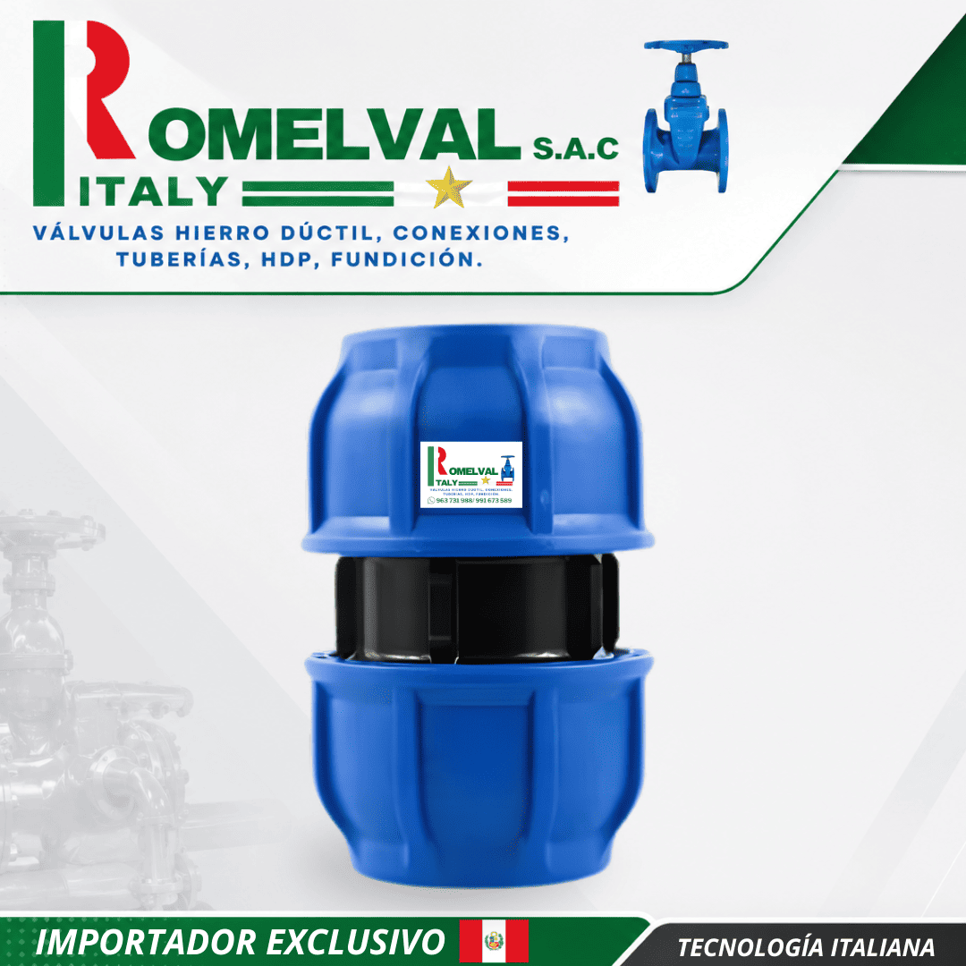 Enlace recto HDPE